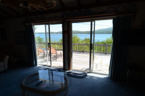 Hill Side Cottage on Somes Sound view from living room