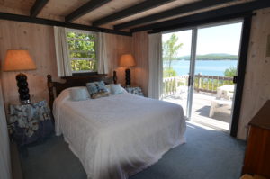 Hill Side Cottage on Somes Sound Queen bedroom